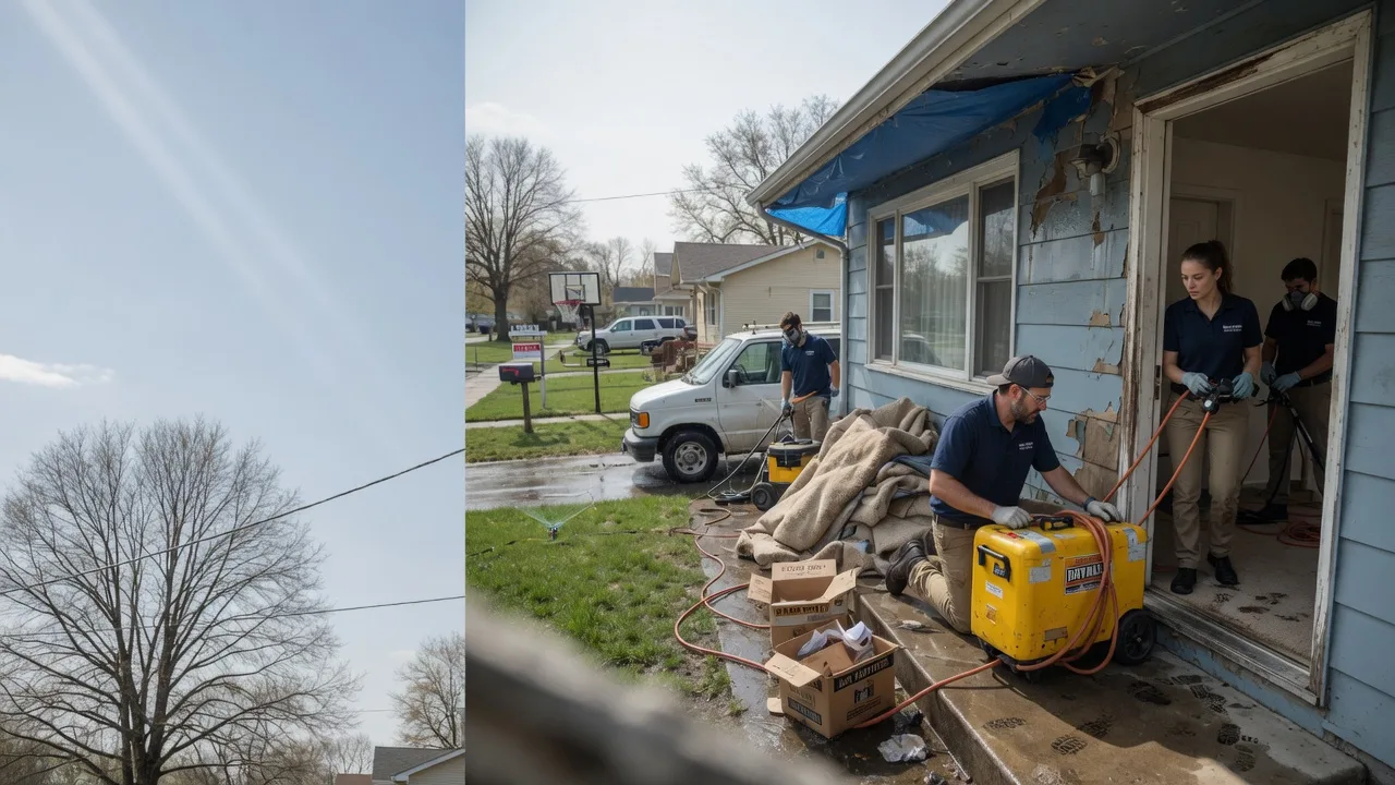 Basement Flood Cleanup in Eskridge, KS near me